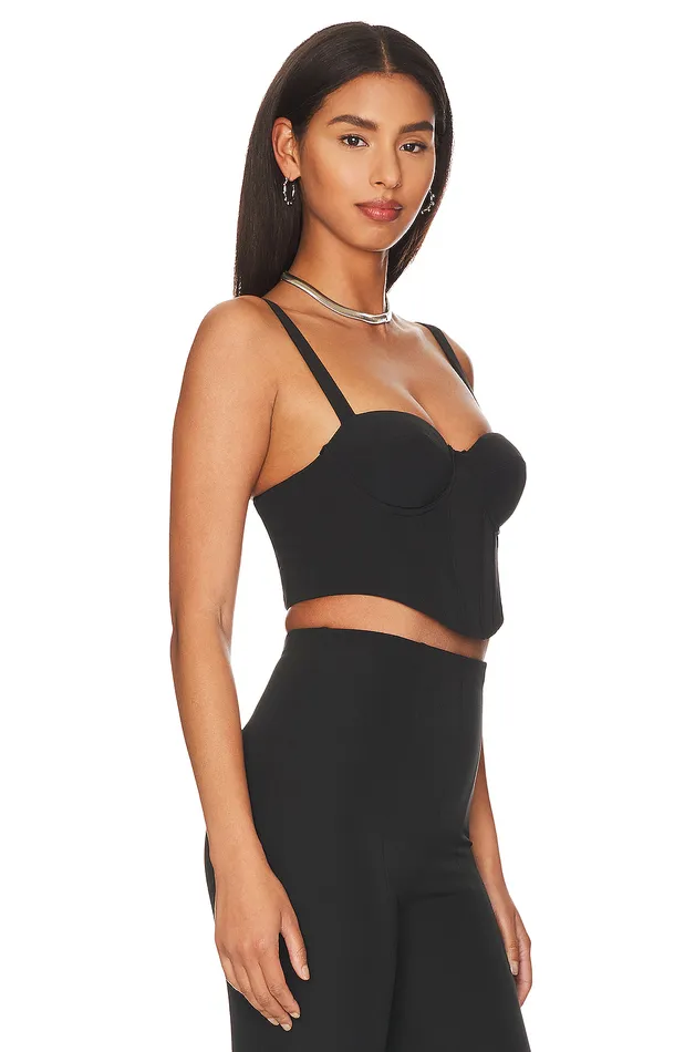 Tish Bustier Top Black Women Lovers and Friends Tops Tish Bustier Top Black Women Lovers and Friends Tops