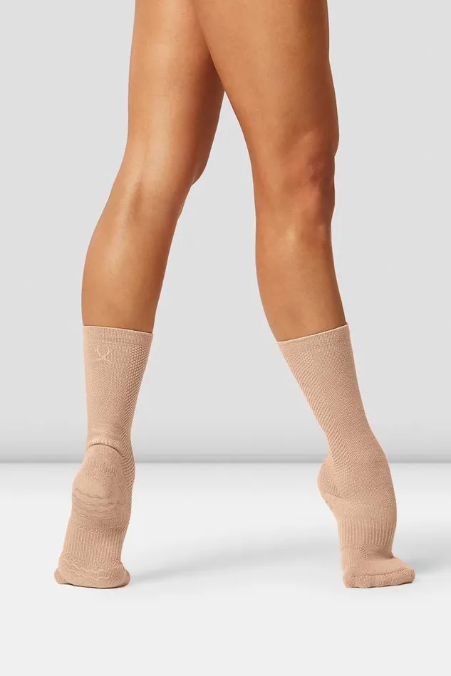 Tonal Footwear Blochsox Dance Socks Sand Knit 8211 Bloch Adult