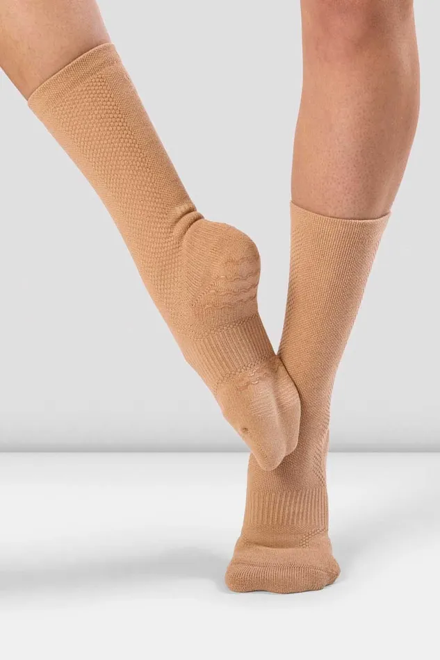 Tonal Footwear Blochsox Dance Socks Sand Knit 8211 Bloch Adult
