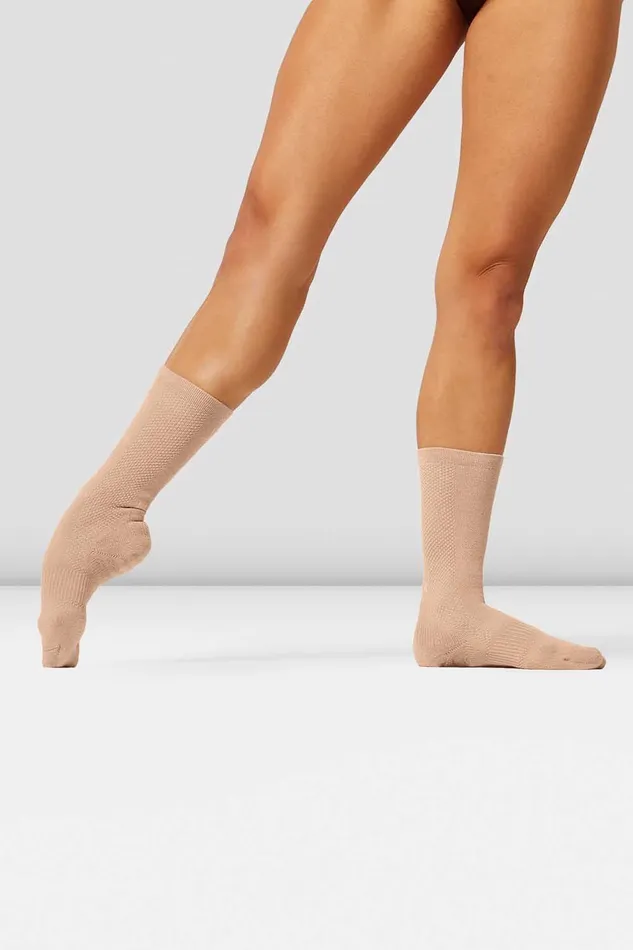 Tonal Footwear Blochsox Dance Socks Sand Knit 8211 Bloch Adult