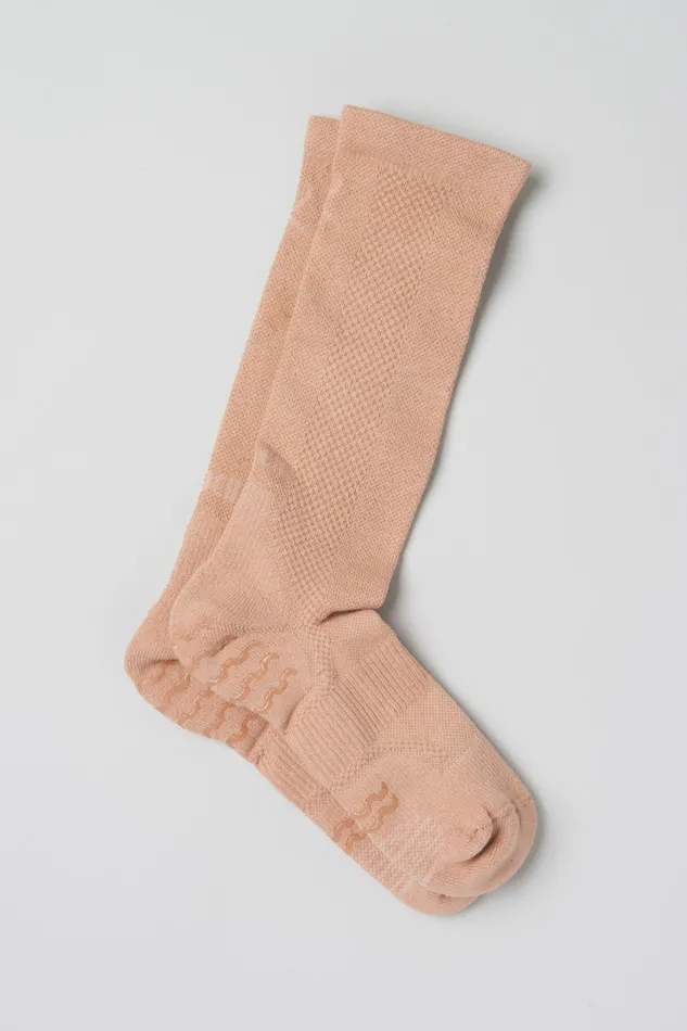 Tonal Footwear Blochsox Dance Socks Sand Knit 8211 Bloch Adult