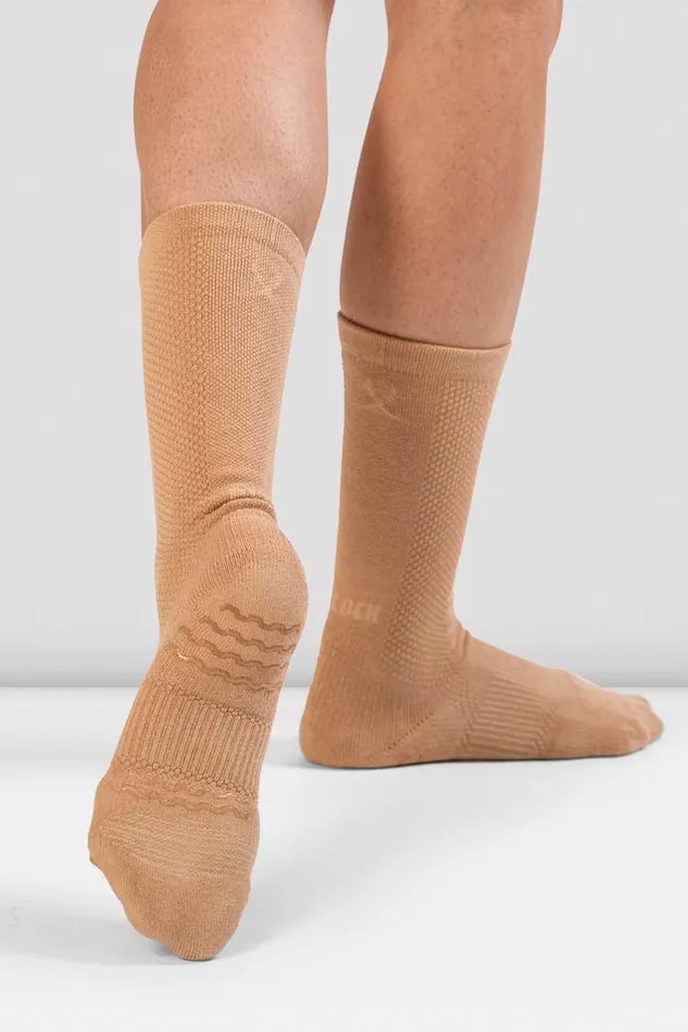 Tonal Footwear Blochsox Dance Socks Sand Knit 8211 Bloch Adult