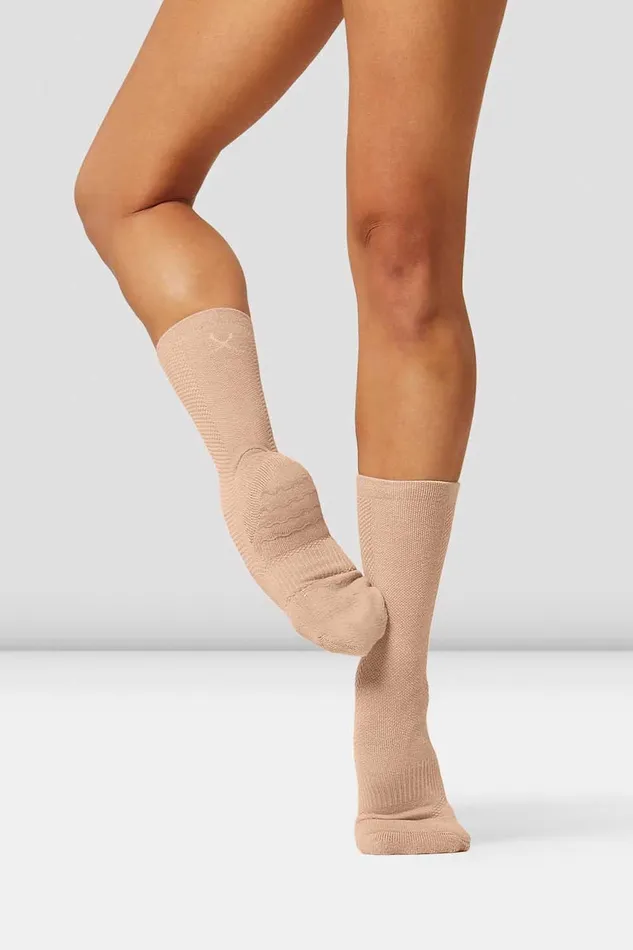 Tonal Footwear Blochsox Dance Socks Sand Knit 8211 Bloch Adult
