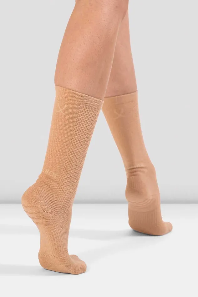 Tonal Footwear Blochsox Dance Socks Sand Knit 8211 Bloch Adult