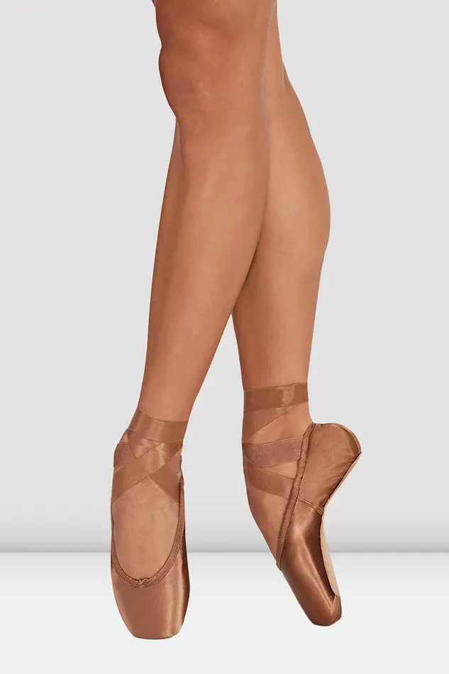 Tonal Pointe Shoes Adult Bloch European Balance Pointe Shoes B27 Satin