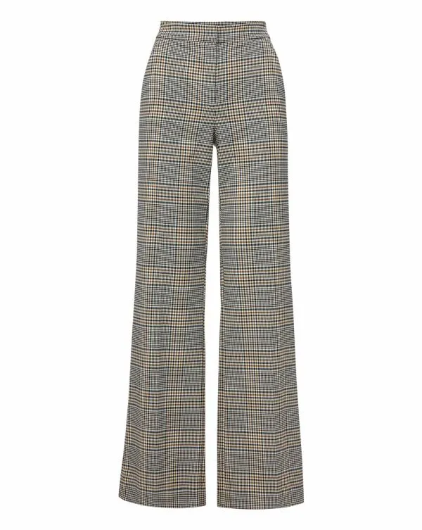Tonelli Plaid Pant Ecruandgreen Multi Women Veronica Beard Pants Tonelli Plaid Pant Ecruandgreen Multi Women Veronica Beard Pants