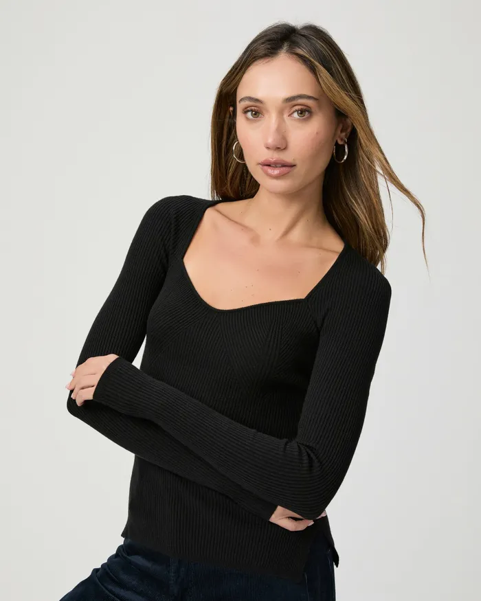 Tops and Blouses PAIGE Women Parvati Top 8211 Black