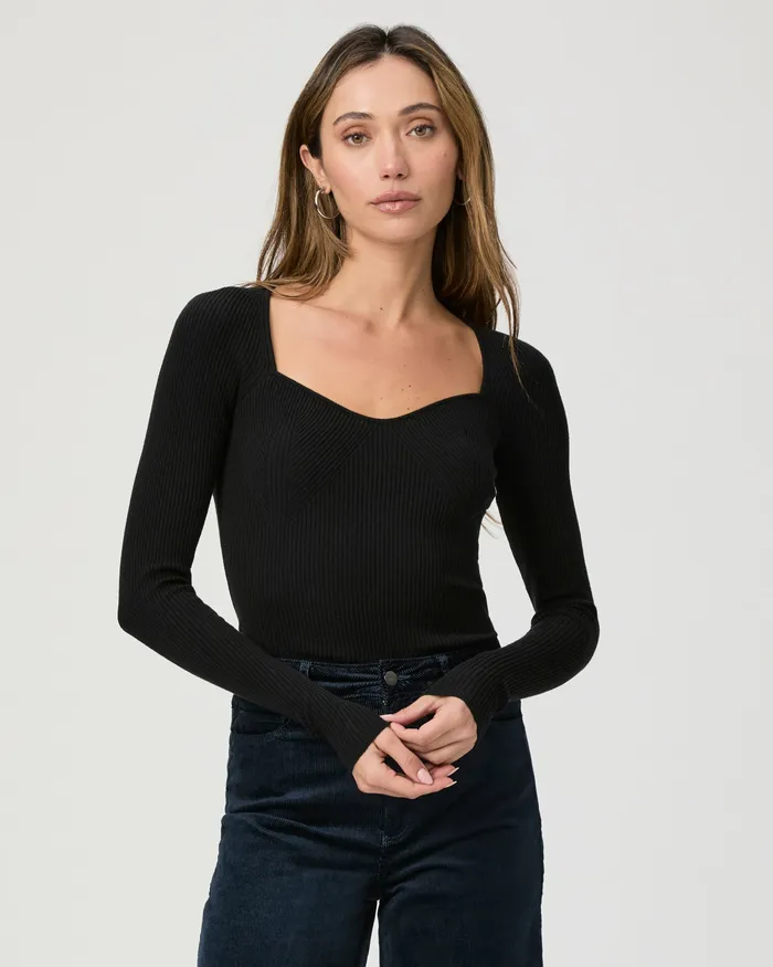 Tops and Blouses PAIGE Women Parvati Top 8211 Black