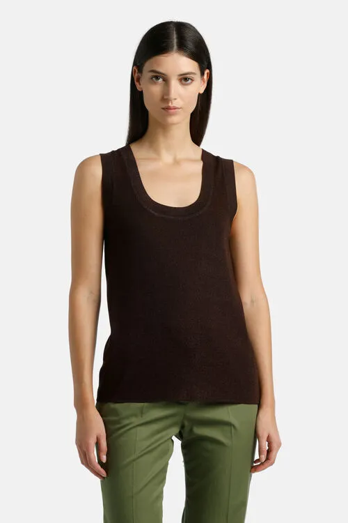 Tops and TShirts Cilindrica Cilindrica Burgundy 8211 Luisa Spagnoli Women