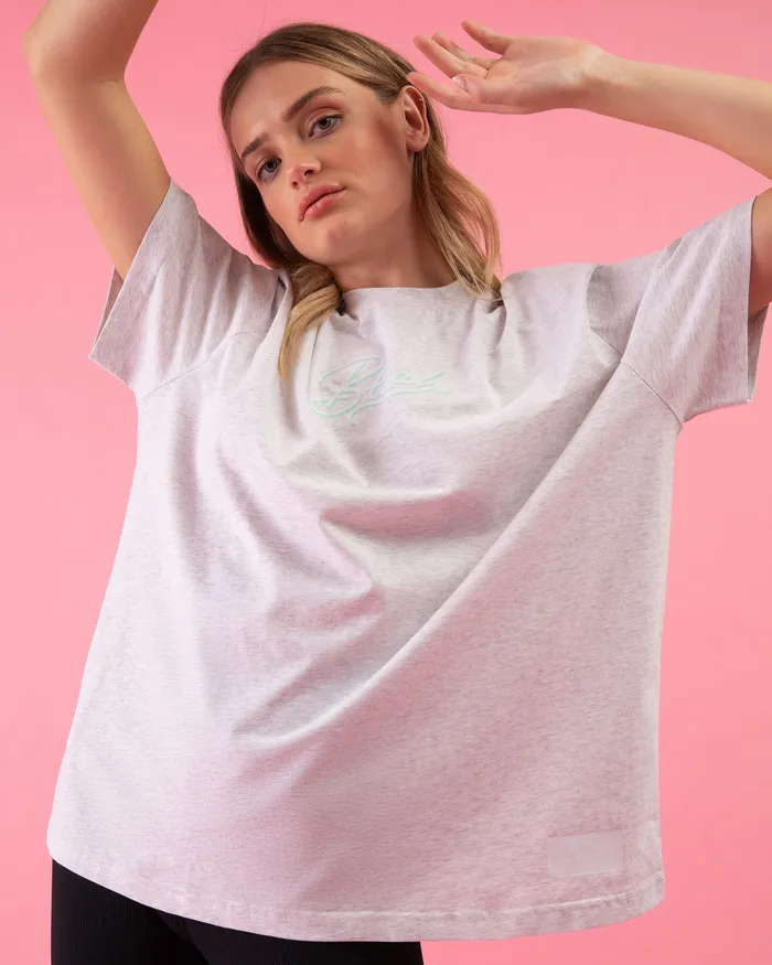 Tops Bloch Adult Bloch Play Oversized Tee Snow