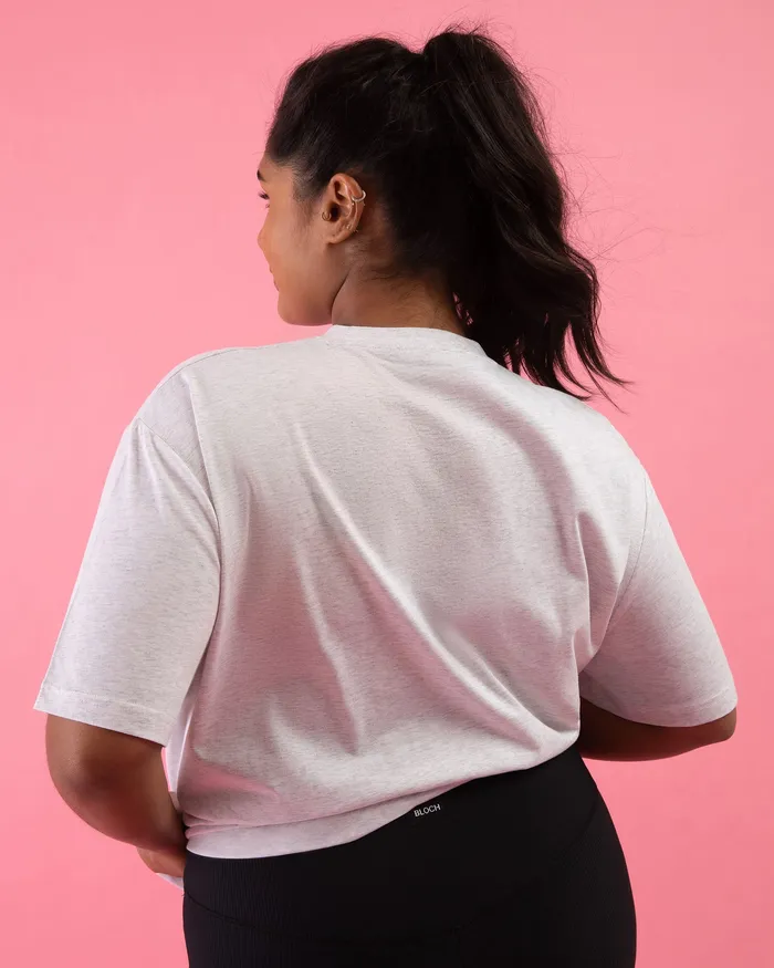 Tops Bloch Adult Bloch Play Oversized Tee Snow