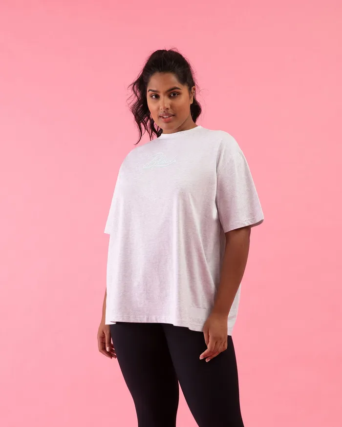 Tops Bloch Adult Bloch Play Oversized Tee Snow