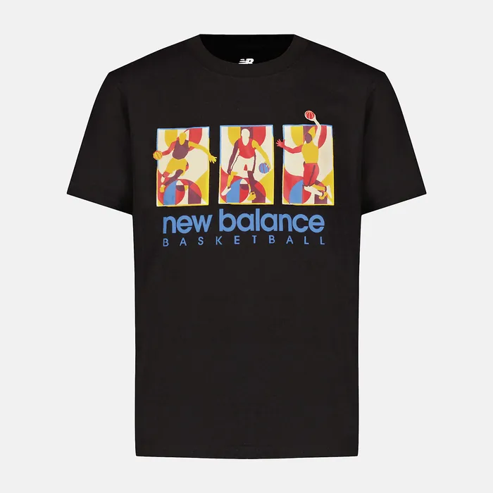 Tops Kids NB Hoops Logo tee BLACK New Balance