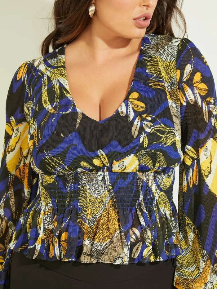 Tops Sonora Top Aquarius Print GUESS Women