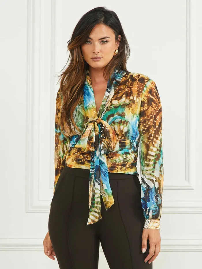 Tops Women Tamara Printed Blouse Eutopia Print GUESS
