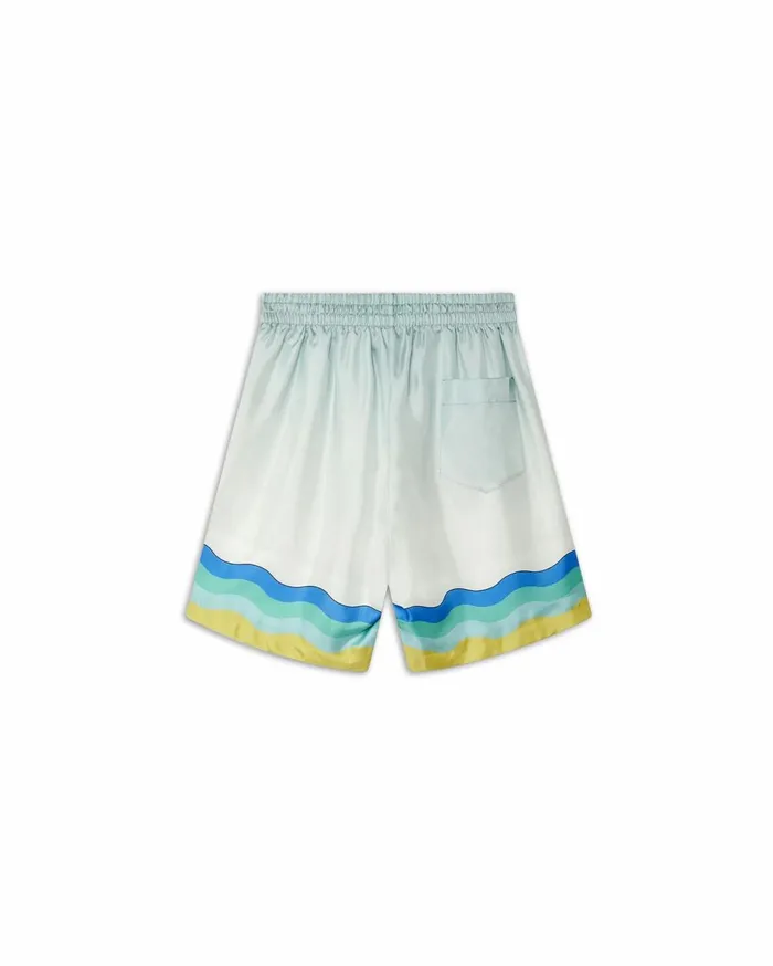 Trousers and Shorts Men Casablanca Paris Memphis Icon Silk Shorts