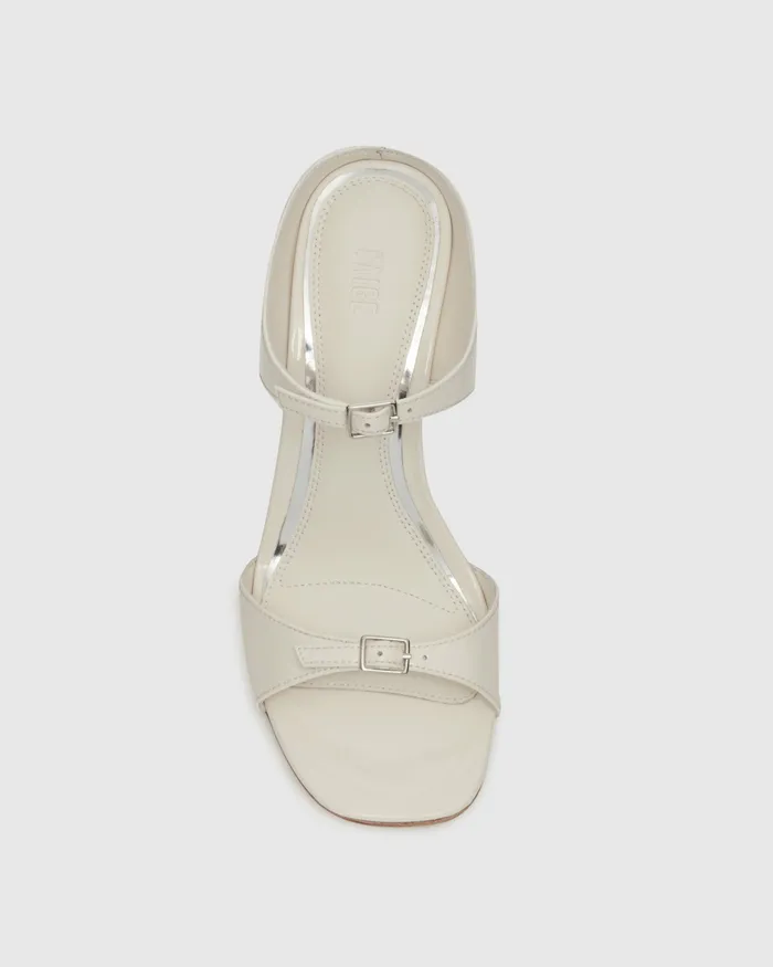 Tyler Sandal 8211 Bone Patent Leather Sandals PAIGE Women