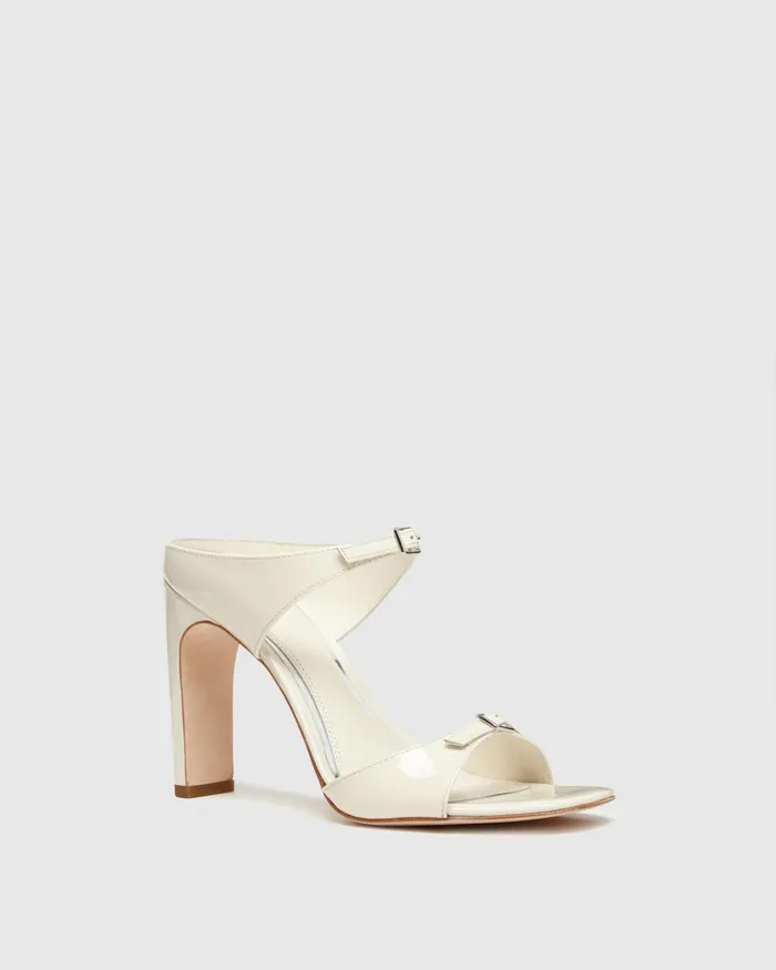 Tyler Sandal 8211 Bone Patent Leather Sandals PAIGE Women