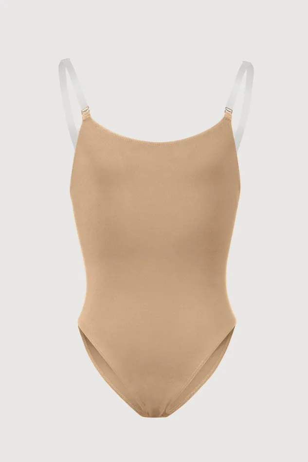 Underwear Girls Auva Adjustable Strap Bodysuit Tan Bloch Children