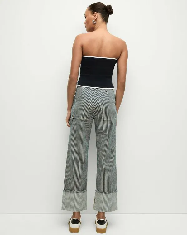 Valley Knit Top Navy Women Veronica Beard Tops Valley Knit Top Navy Women Veronica Beard Tops