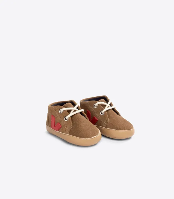 VEJA BABY SUEDE BROWN PEKIN Kids Baby