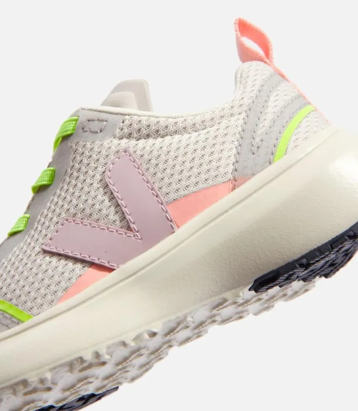VEJA CANARY ELASTIC LACES ALVEOMESH NATURAL BABE Kids Canary