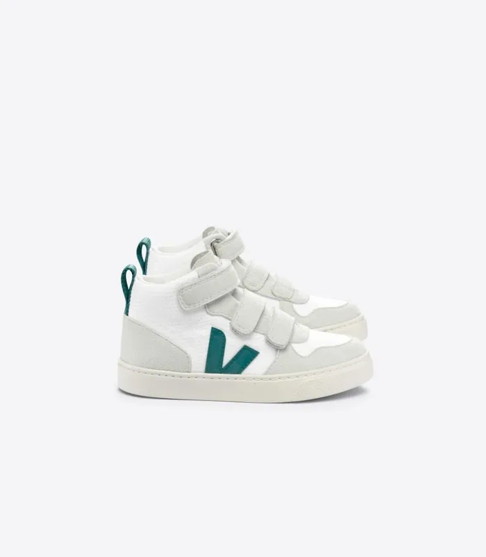 VEJA V10 MID BMESH WHITE BRITTANY Kids V10 Mid