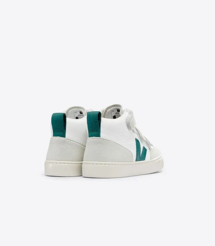 VEJA V10 MID BMESH WHITE BRITTANY Kids V10 Mid