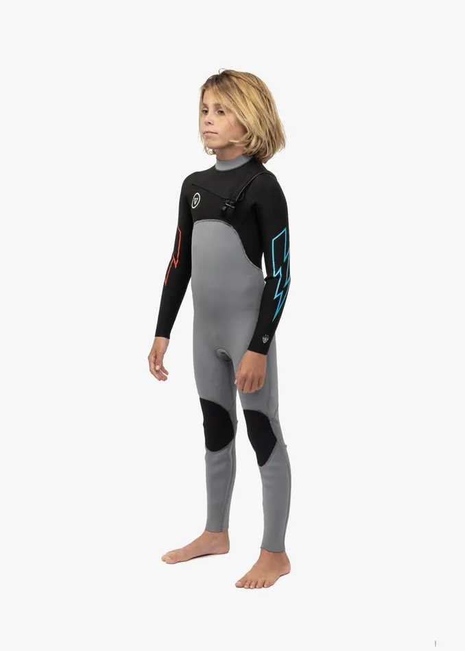 Vissla 7 Seas Boys 32 Bolt Full Chest Zip Wetsuit GREY Youth Wetsuits Vissla 7 Seas Boys 32 Bolt Full Chest Zip Wetsuit GREY Youth Wetsuits