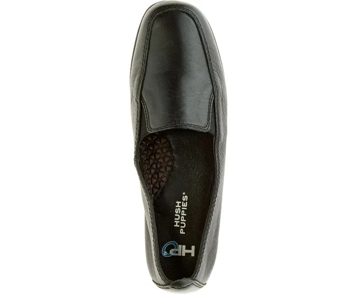 Walking Shoes Hush Puppies Women Heaven Black Leather Walking Shoes Hush Puppies Women Heaven Black Leather