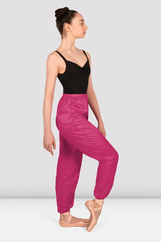 Warmups Children Bloch Girls Ripstop Pants Raspberry