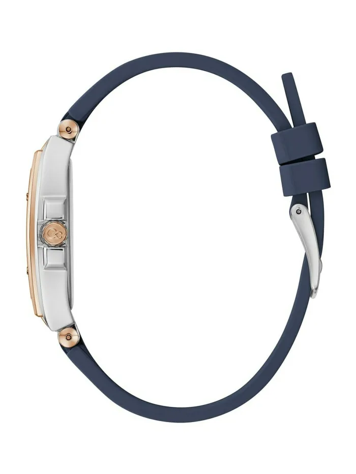 Watches Gc Petite Square GoldTone Analog Watch Rose Gold GUESS Women