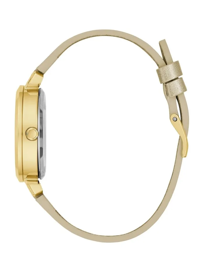 Watches Women GoldTone Crystal Analog Watch Gold GUESS Watches Women GoldTone Crystal Analog Watch Gold GUESS