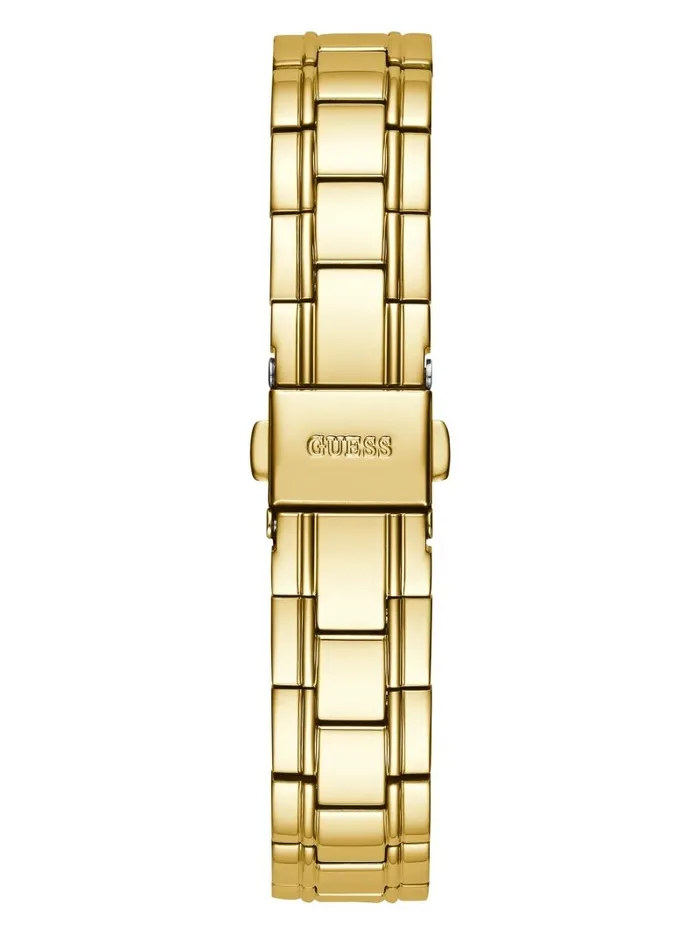 Watches Women GoldTone Crystal Petite Analog Watch Gold GUESS Watches Women GoldTone Crystal Petite Analog Watch Gold GUESS