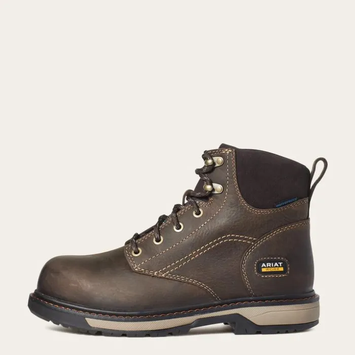 Waterproof Boots Women Ariat Riveter 6034 CSA Waterproof Composite Toe Work Boot Dark Brown Waterproof Boots Women Ariat Riveter 6034 CSA Waterproof Composite Toe Work Boot Dark Brown