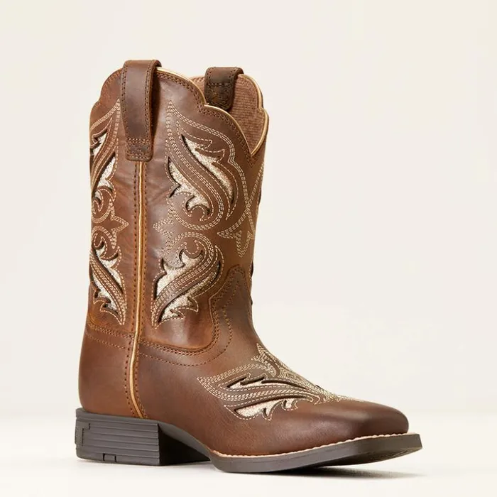 Western Boots and Shoes Kids Ariat Round Up Bliss Western Boot Sassy Brown Western Boots and Shoes Kids Ariat Round Up Bliss Western Boot Sassy Brown