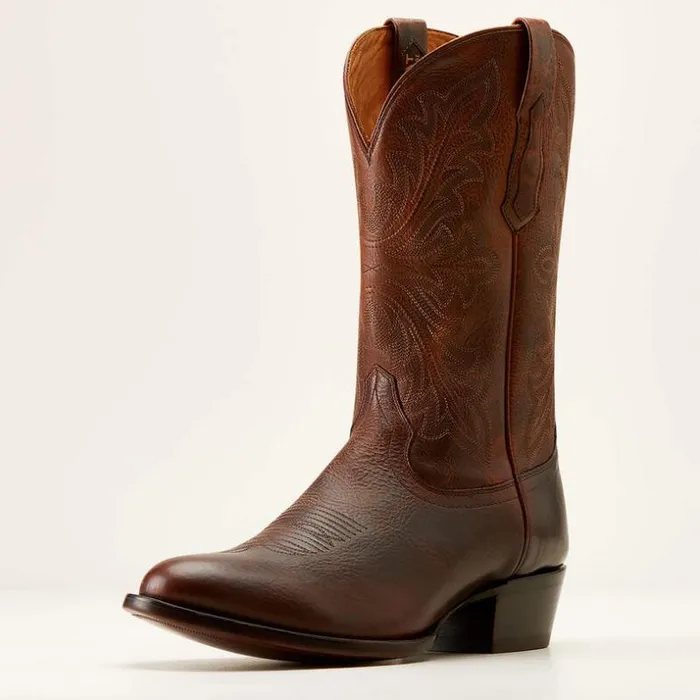 Western Boots Men Ariat Bench Made James Western Boot Saddle Brown Bison