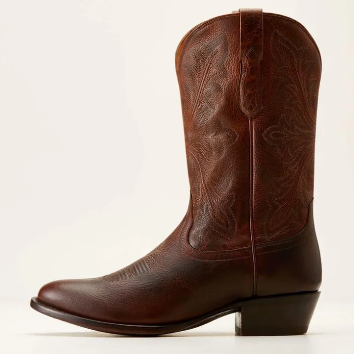 Western Boots Men Ariat Bench Made James Western Boot Saddle Brown Bison