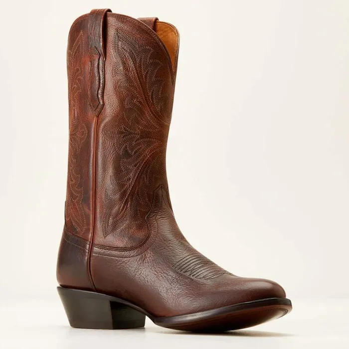Western Boots Men Ariat Bench Made James Western Boot Saddle Brown Bison