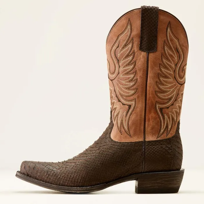 Western Boots Men Ariat Circuit High Stepper Python Cowboy Boot Chocolate Python Western Boots Men Ariat Circuit High Stepper Python Cowboy Boot Chocolate Python