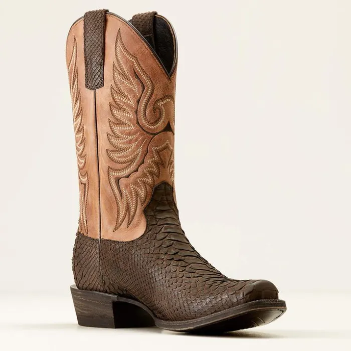 Western Boots Men Ariat Circuit High Stepper Python Cowboy Boot Chocolate Python Western Boots Men Ariat Circuit High Stepper Python Cowboy Boot Chocolate Python