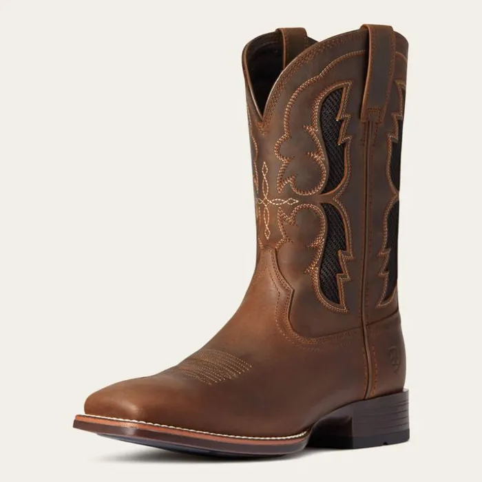Western Boots Men Ariat Dash VentTEK Ultra Western Boot Distressed Brown