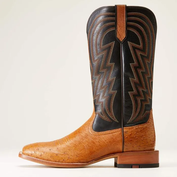 Western Boots Men Ariat Haywire Cowboy Boot Antique Tan Smooth Quill Ostri Western Boots Men Ariat Haywire Cowboy Boot Antique Tan Smooth Quill Ostri