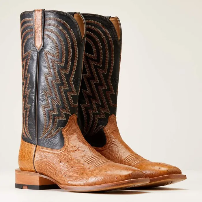 Western Boots Men Ariat Haywire Cowboy Boot Antique Tan Smooth Quill Ostri Western Boots Men Ariat Haywire Cowboy Boot Antique Tan Smooth Quill Ostri