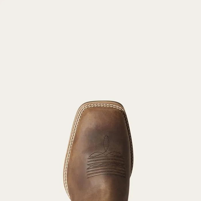 Western Boots Men Ariat Hybrid VentTEK Western Boot Distressed Brown