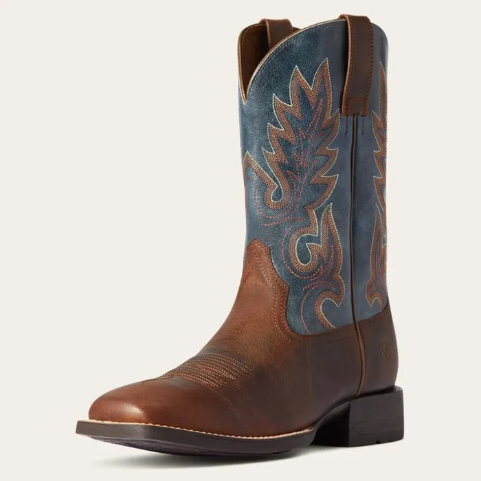 Western Boots Men Ariat Layton Western Boot Weathered Chestnut