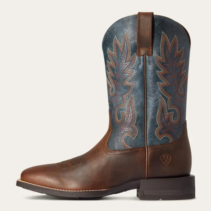 Western Boots Men Ariat Layton Western Boot Weathered Chestnut