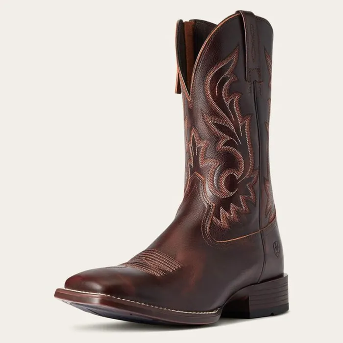 Western Boots Men Ariat Slim Zip Ultra Western Boot Hand Stained Red 8211 Brown Western Boots Men Ariat Slim Zip Ultra Western Boot Hand Stained Red 8211 Brown