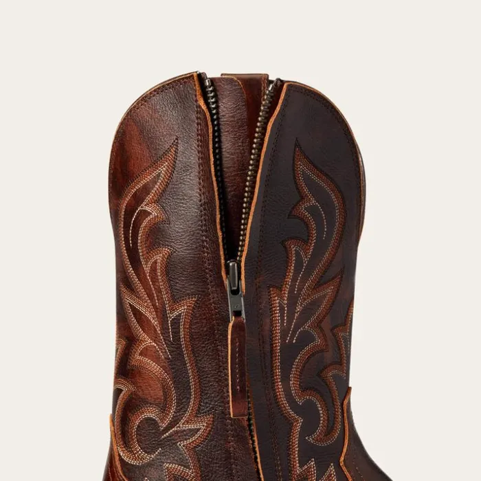 Western Boots Men Ariat Slim Zip Ultra Western Boot Hand Stained Red 8211 Brown Western Boots Men Ariat Slim Zip Ultra Western Boot Hand Stained Red 8211 Brown