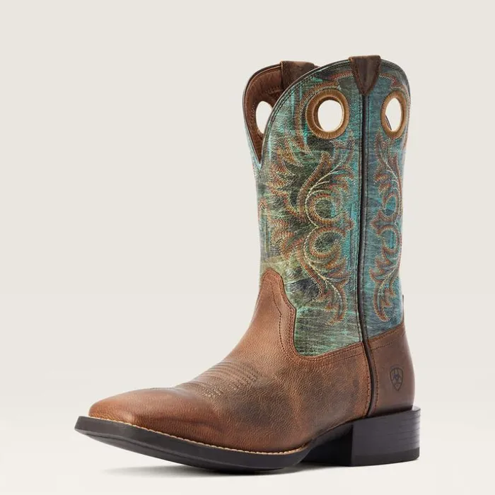 Western Boots Men Ariat Sport Rodeo Western Boot Loco Brown